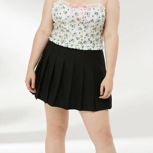 Cider Black Skater Skirt